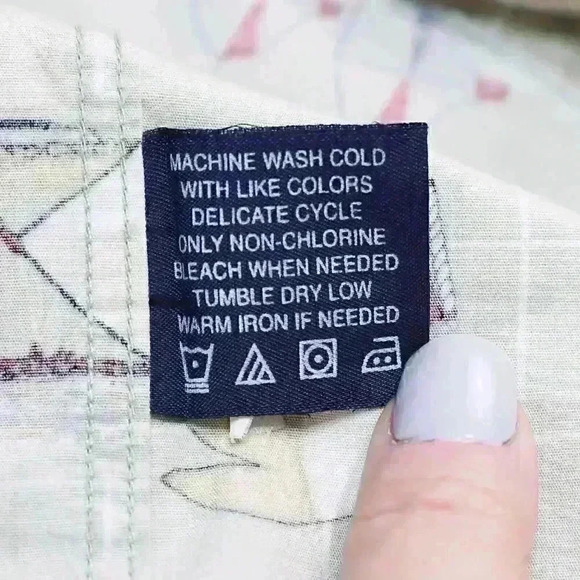 Puritan size 3XL 100% cotton nautical theme short sleeve button down shirt tan - Picture 15 of 16